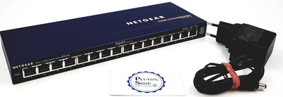 Netgear Prosafe GS116v2 16 Port Gigabit Netzwerk Switch LAN Splitter Verteiler