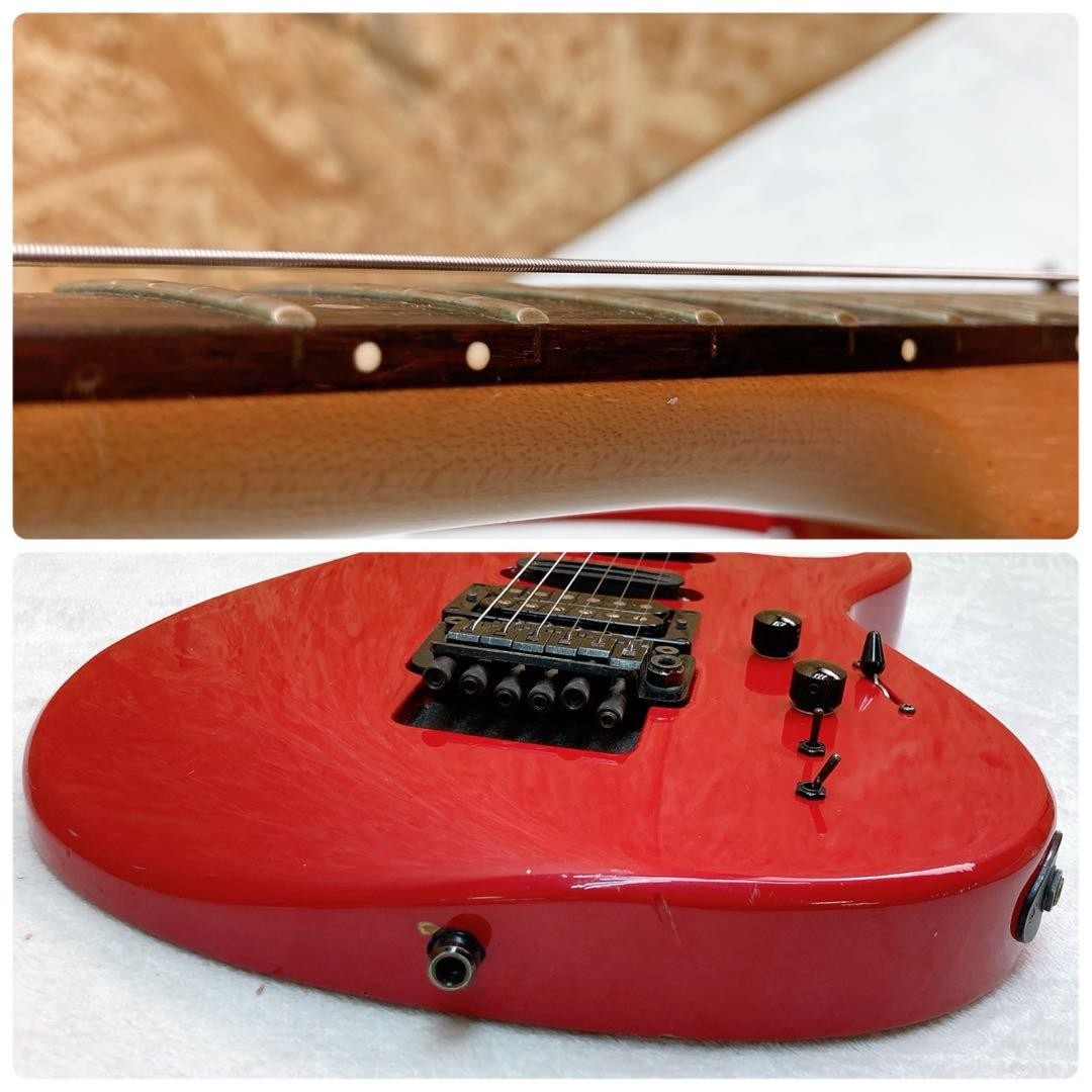 Electric Guitar Fernandes FRS-85S Sustainer 1990s Red Made in