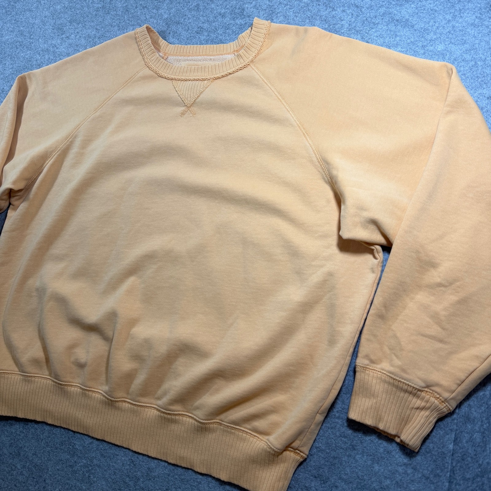 American Eagle Lived In Sweatshirt Womens XL Peach Orange Crew Neck Cotton thumbnail 10