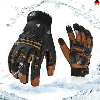 Vgo... 1 Paar Mechaniker-Handschuhe, wasserdichte Sicherheit-Arbeitshandschuhe