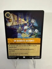 Or Rewrite History! 27/204 Whispers in the Well Disney Lorcana