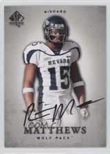 2012 SP Authentic Auto Rishard Matthews #83 Auto 9mg