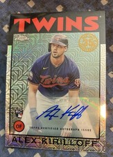 2021 Topps Silver Pack Series 2 1986 Topps Chrome Alex Kirilloff #29/99 ⚾️ Twins