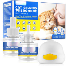 Cat Calming Diffuser Kit 60 Days, Cat Pheromones Calming Diffuser Effectively Re
