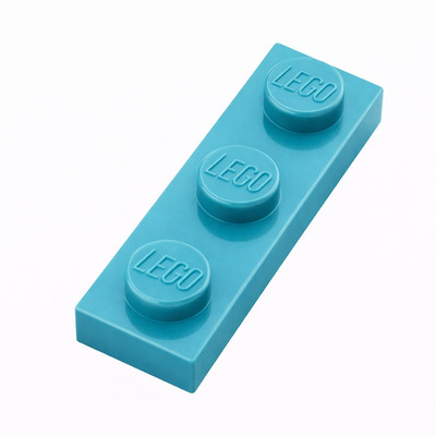 Lego 10 Stück Platte 1x3 mittel azurblau (medium azure) 3623 azur Platten Neu