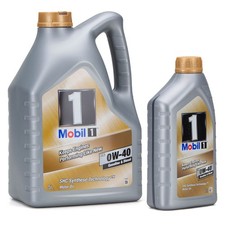 6L 6 Liter Mobil 1 FS 0W-40 Motoröl Öl MB 229.3/5 PORSCHE A40 VW 502/505.00