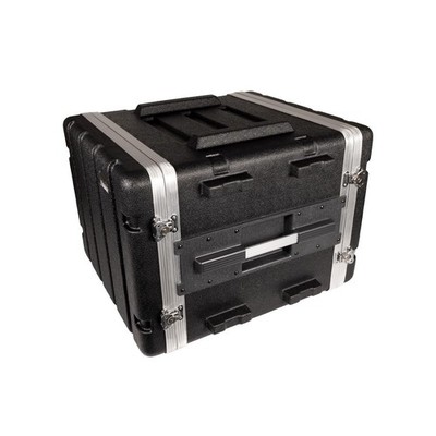 Stackable 17'' Depth, 19'' ABS Rack Flight Case (8U) 8U