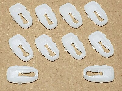Midwest Muscle Car – 10pc Body Side Molding Trim Clips For 1968-1971 Lincoln Mark III (White)