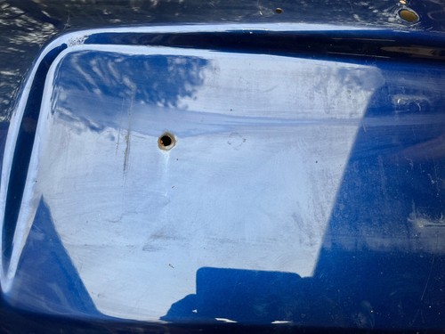AUSTIN MORRIS ROVER MINI COOPER ECT BOOT LID TAHITI BLUE 1970 - 2001 - Picture 5 of 18