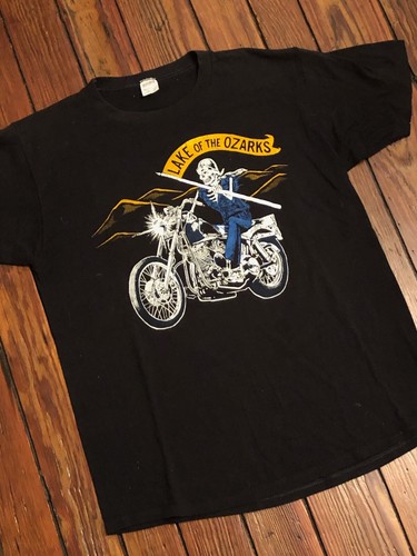 Vintage 80er Fantasy Choppers T-Shirt Gr. Large Lake of the OZARKS MOTORCYCLES  - Bild 1 von 5