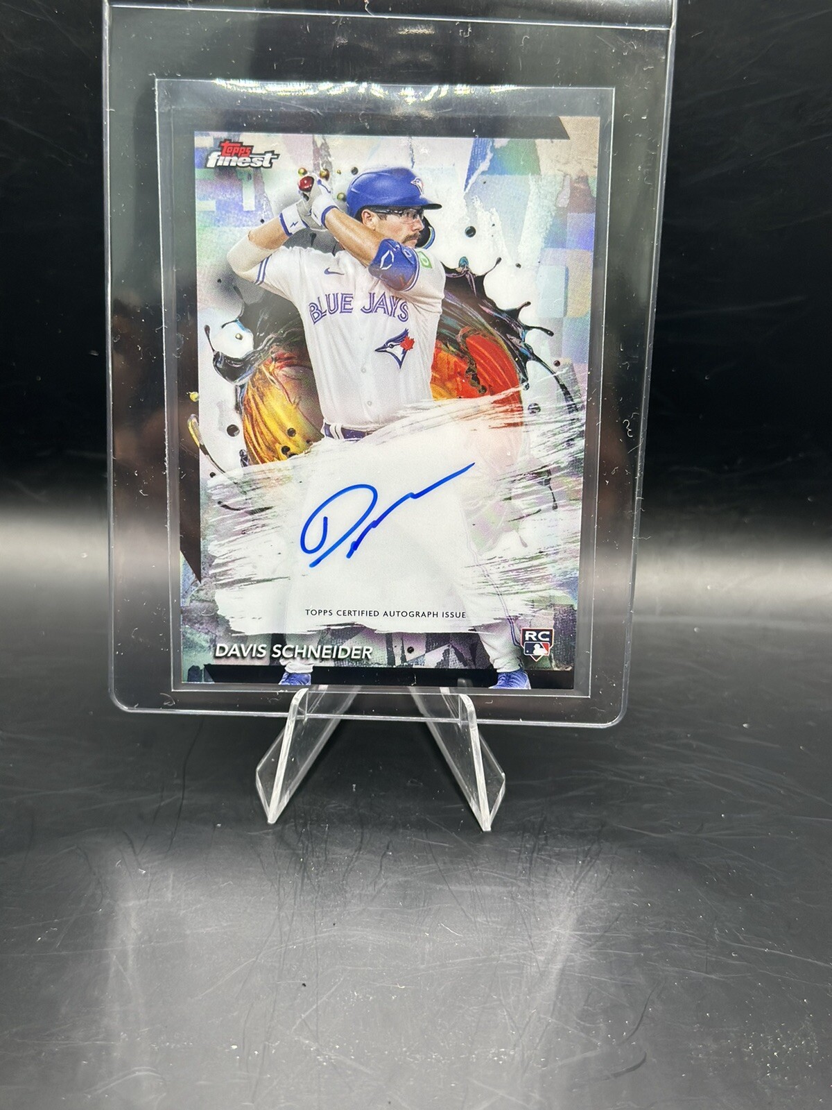 2024 Topps Finest DAVIS SCHNEIDER RC Rookie Refractor On Card Auto #FA-DS