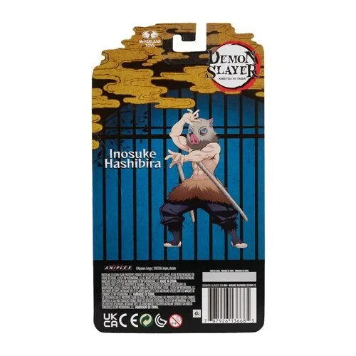 Demon Slayer Wave 4 - Inosuke Hashibira Season 2 - 5-Inch Scale Actionfigur - Bild 7 von 7