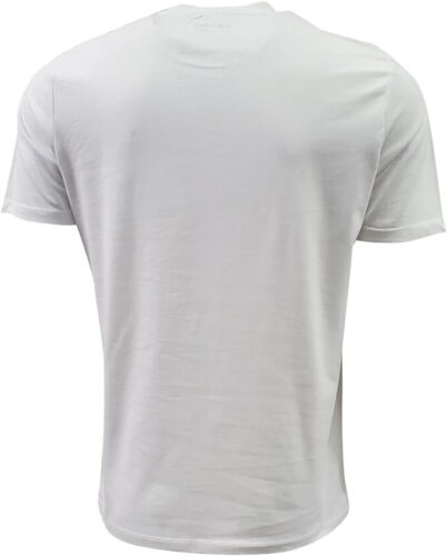 Calvin Klein Men's Relaxed Fit CK Logo Crew Neck Cotton T-Shirt, White, XL - Picture 2 of 3