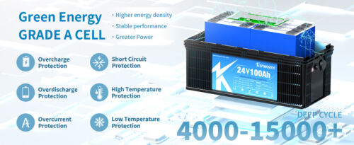 100Ah 180Ah Lithium Batterie BMS 12V 24V LiFePO4 Wohnmobil 20000 Zyklen 10 Jahre - Bild 94 von 121