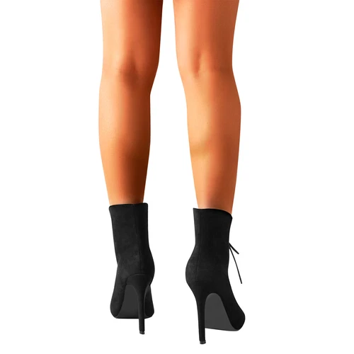 Neu Damen-Stiefeletten Gladiator zehenfrei Schnürung Stiletto hoher Absatz Clubschuhe - Bild 41 von 46