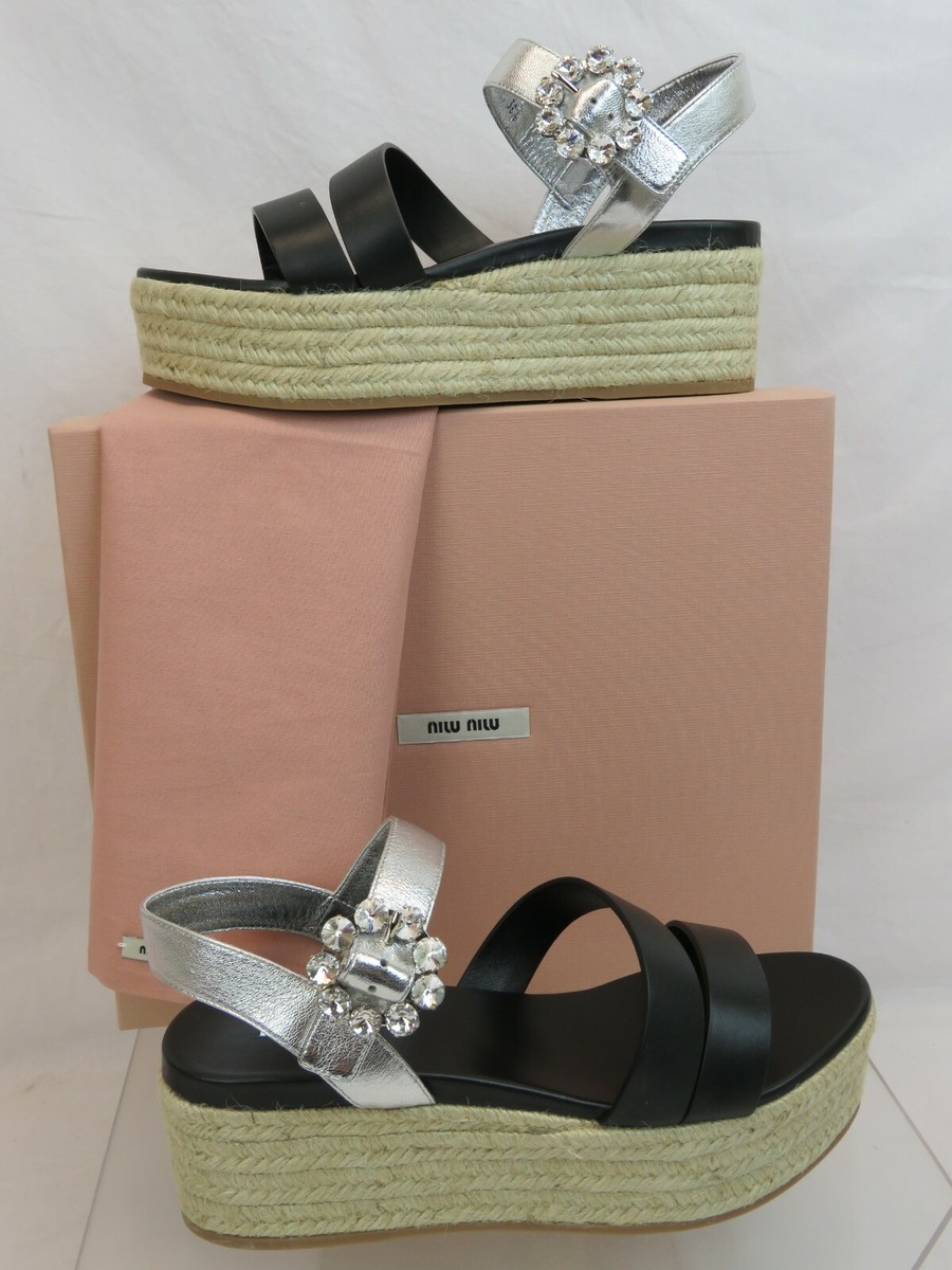 サンダル・ミュール MiuMiu 5Z445EF030.Q1D Sandals MIU s-l1200.jpg