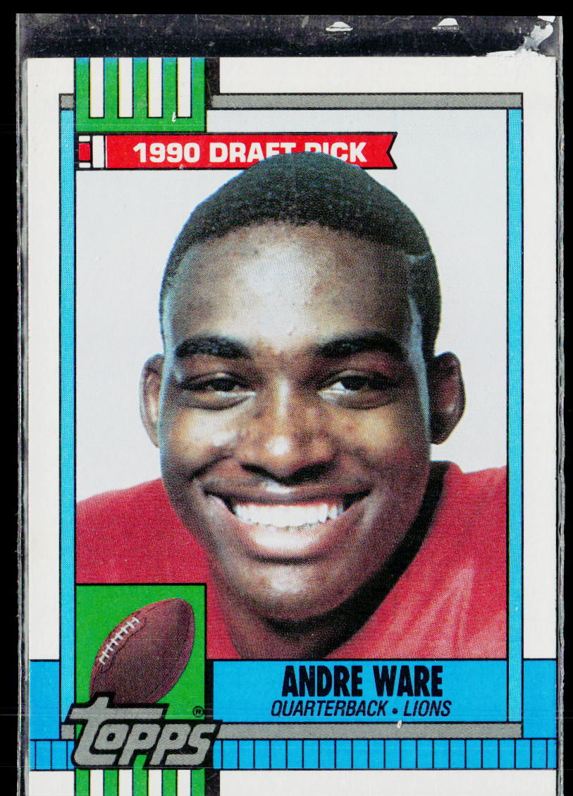 1990 Topps #349b Andre Ware