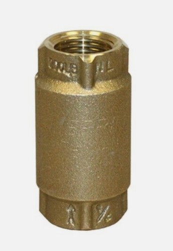 1/2" No Lead Brass 700 Series Check Valve Merrill CVNL50 - Picture 2 of 2
