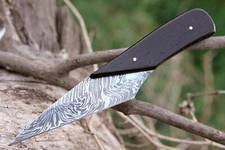 7 Inches Handmade D2 Steel Blade Kiridashi Knife With Wood Handle & Sheath