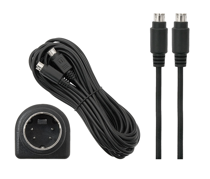 S-Video Cable 15m SVideo SVHS 4 pin Male to Male Lead Cord TV