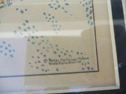 RICK O’SHAY (and HIPSHOT) 1970 Chicago Tribune Comic Strip by Stan Lynde Framed - Foto 4 di 7