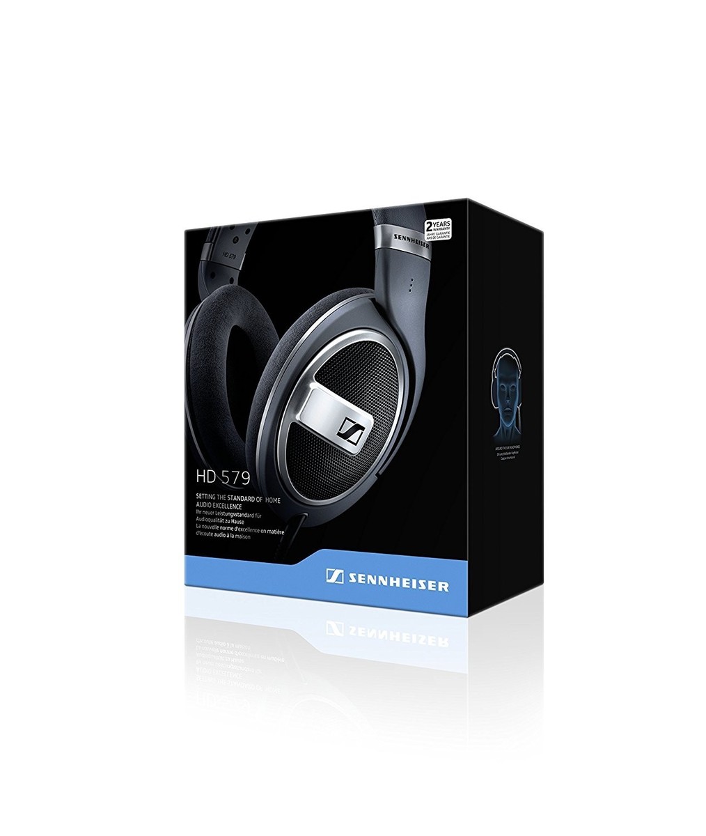 Sennheiser HD 579 Audiophile Headphones in Silver Boxed NEW
