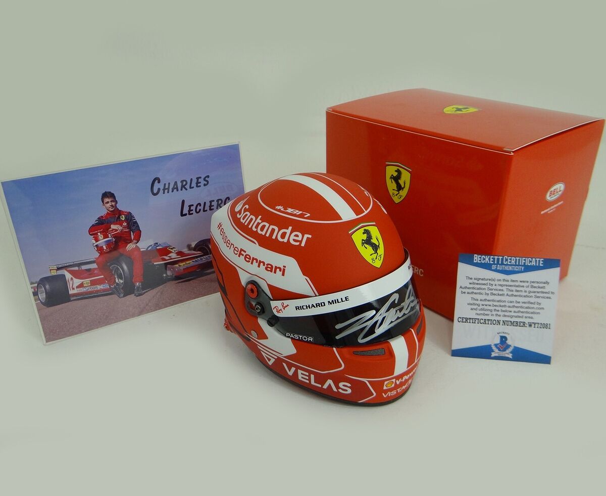 Charles Leclerc Signed Official Ferrari F1 1/2 Scale Mini Charles Leclerc Signed Official Ferrari F1 1/2 Scale Mini