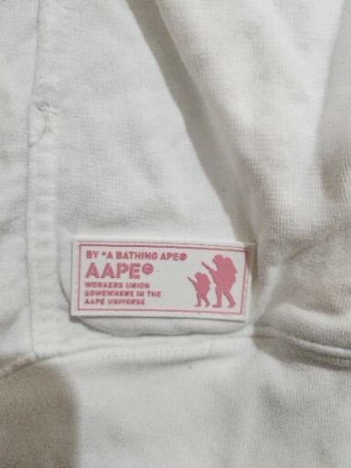 AAPE By A Bathing Ape White Short Sleeve Hoodie Mens XS X AAPE By A Bathing Ape White Short Sleeve Hoodie Mens XS X