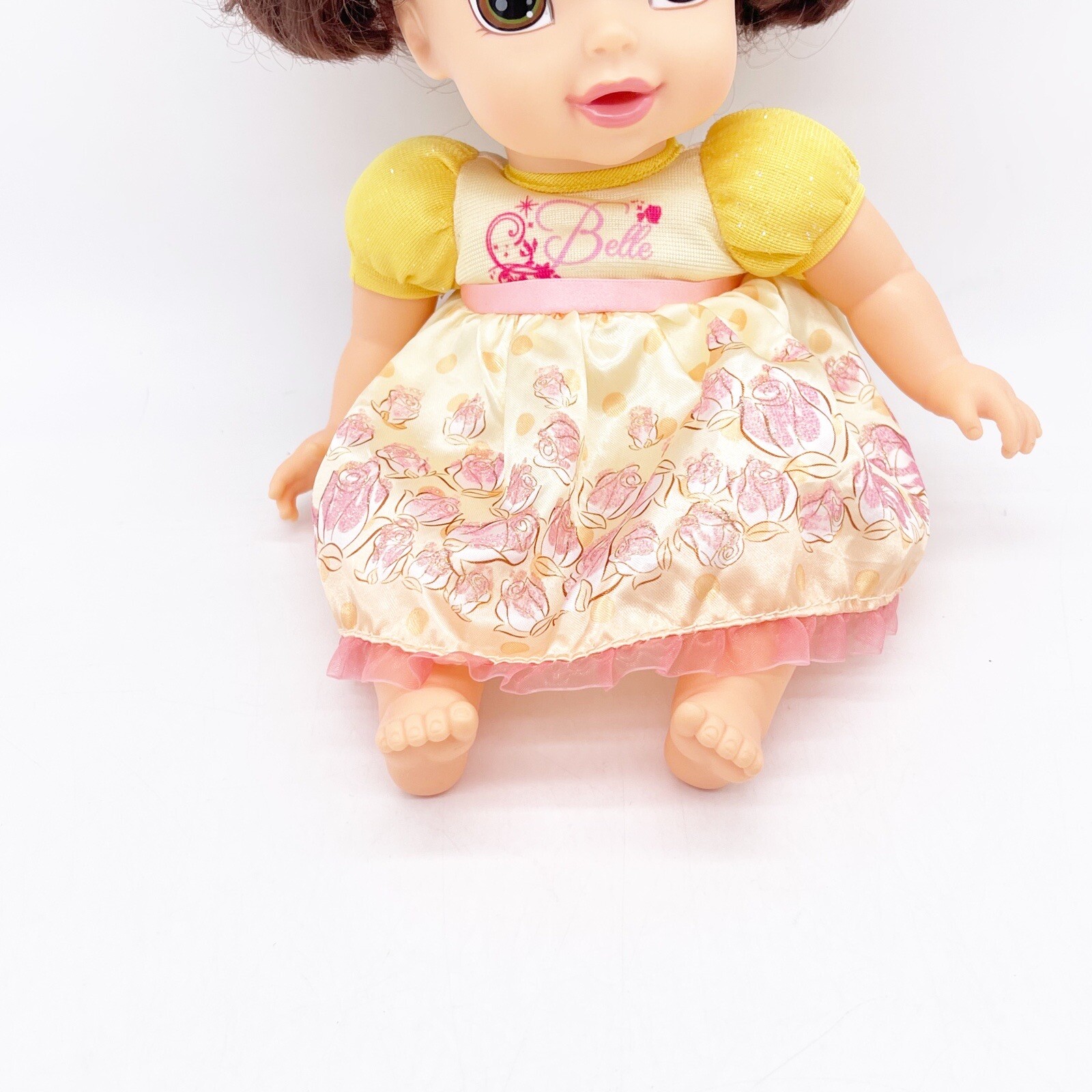 TOLLYTOTS MY FIRST DISNEY PRINCESS BEAUTY & THE BEAST BELLE BABY DOLL No Crown