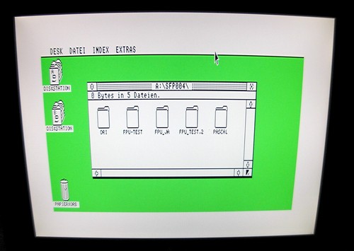 Disquette de test / testing disk for FPU 68881 (SFP004 card) ATARI MEGA ST only - Photo 2/5