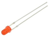 2X OSR5PA3164A-1MA Led 3 Mm Rot 150-220Mcd 60° Front: GewöLbt 1,8-2,2V -30-85°C