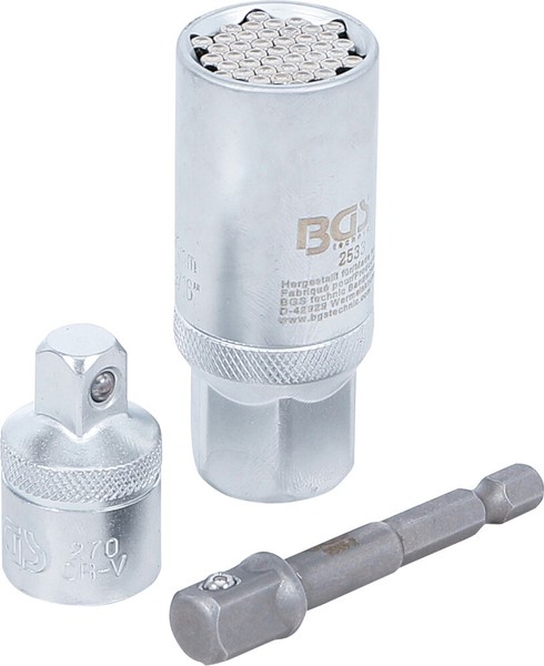BGS-92533 Multi-Einsatz Mit Adapter-Satz 10 Mm (3/8) Sw 9 - 21 Mm 3-Tlg.-image