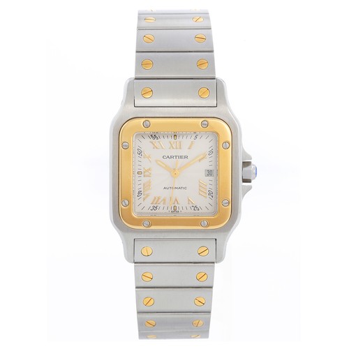 Cartier Santos Galbee Steel \u0026 Gold 