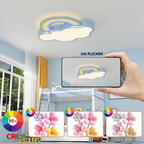 Modern Ceiling Light Cloud Dimmable LED Chandelier Pendant Lamp For Kids Bedroom - Picture 32 of 36