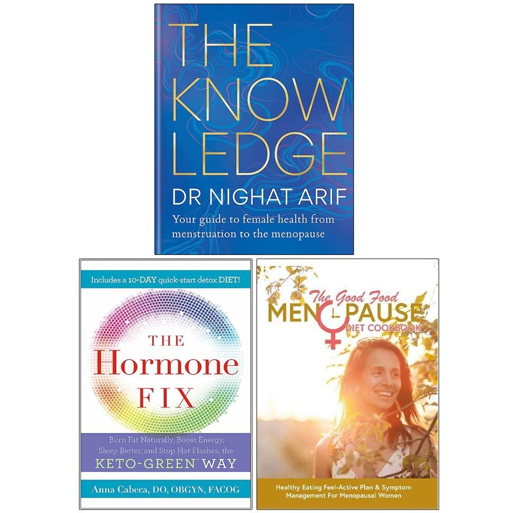 The Knowledge,The Hormone Fix, The Good Food Menopause Diet Cookbook 3 Books Set