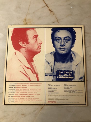 Lenny Bruce What I Was Arrested For Vinyl Douglas Records Radio Station Service - Picture 2 of 6