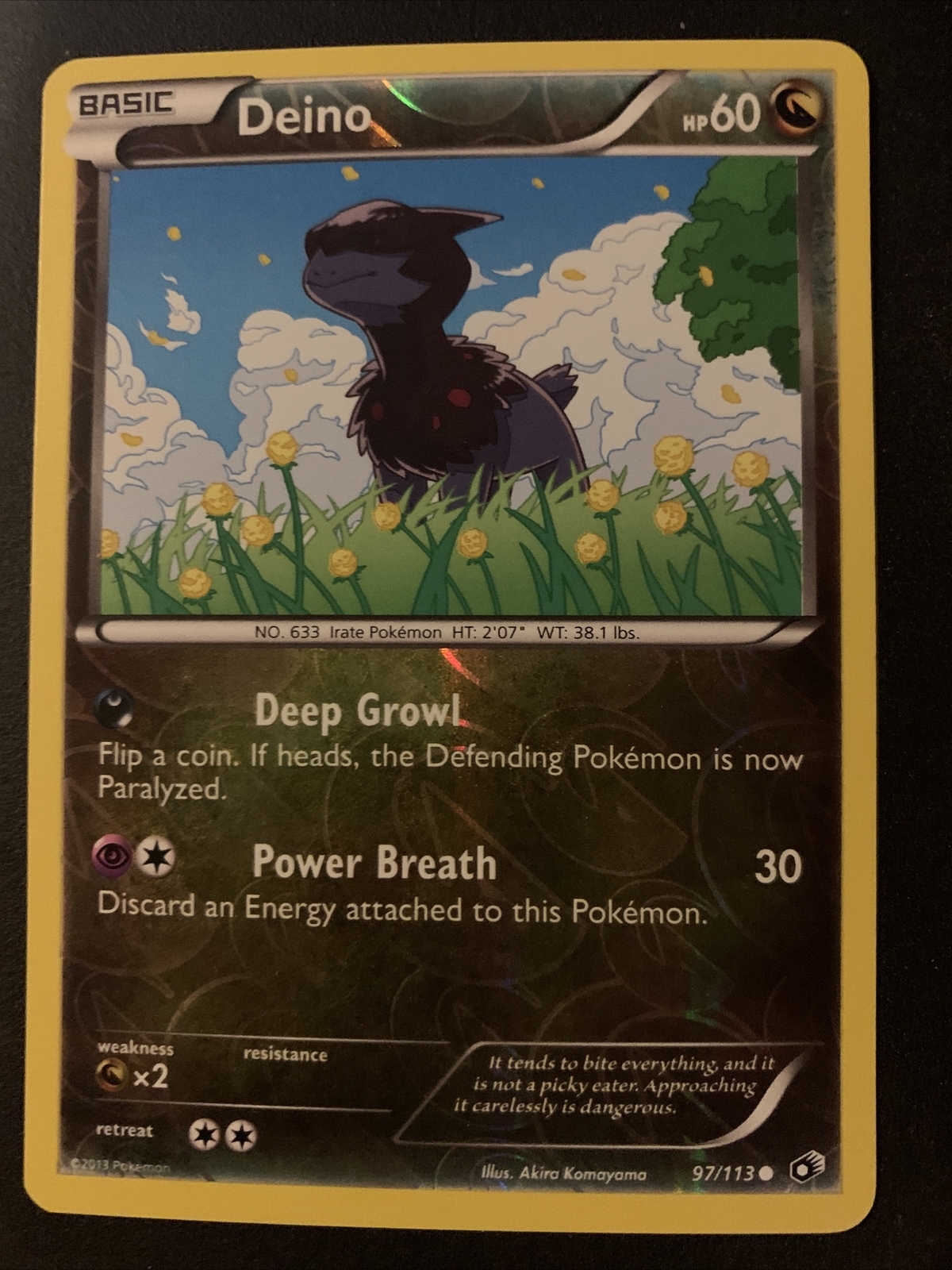 Pokémon TCG Deino Legendary Treasures 97/113 Reverse Holo Common