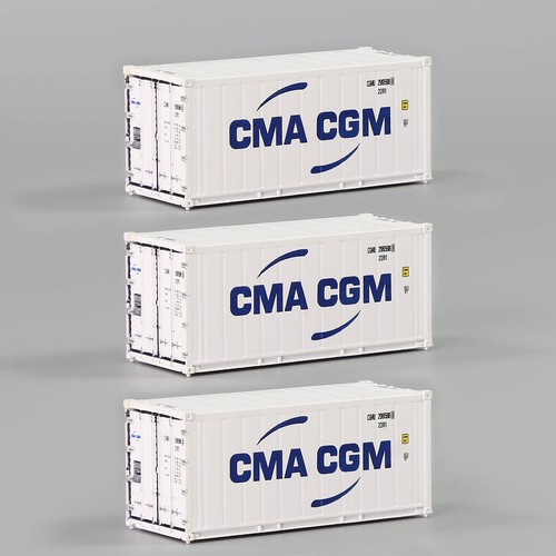 Evemodel N Scale 20ft 1:160 Hi-Cube Refrigerator 20' Reefer Container C15011 - Picture 8 of 15