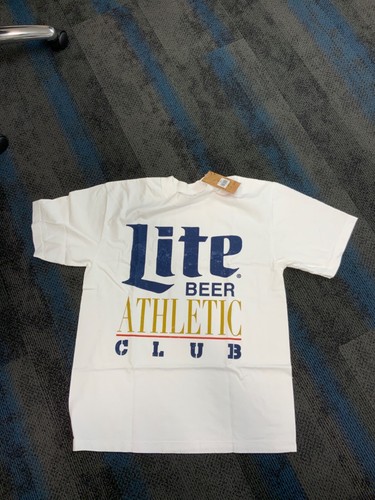 NEW MITCHELL AND NESS SHIRT BRANDED MN X MILLER LITE MEDIUM