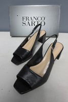 Franco Sarto Women's Black Leather Medium Strap Slip Heels Size 6m B2817 on sale Franco Sarto Women's Black Leather Medium Strap Slip Heels Size 6m B2817 on sale