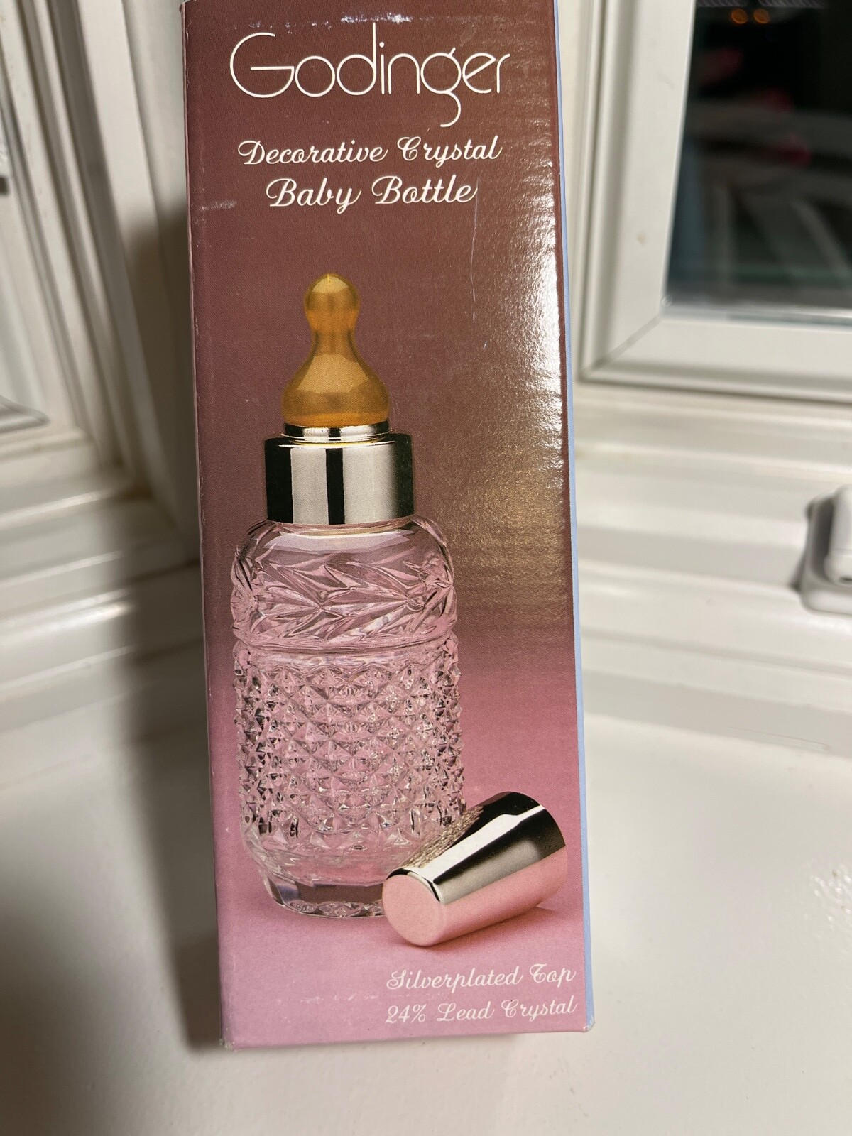 godinger decorative crystal baby bottle | eBay