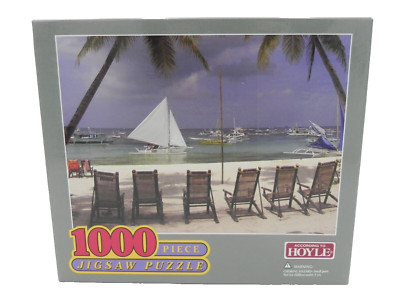 Tropical Vacation, 1000 pc Jigsaw Puzzle, Hoyle #5600-SCE, New Sealed, Free Ship