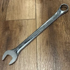 Stanley USA 24mm Full Polish Combination Wrench 12pt 85-657 12" Long