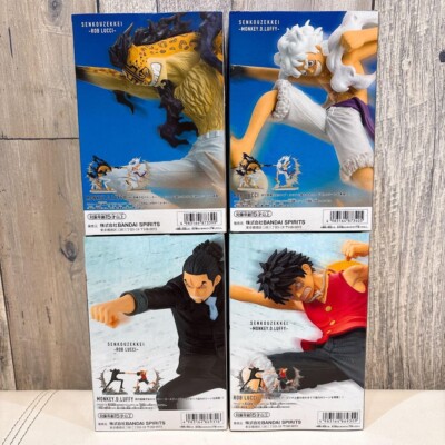 Banpresto Senko Zekkei One Piece Luffy Gear 5 & Rob Lucci Figure
