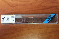 Hadley Roma LS706 LS 706 Ladies Lizard Grain Leather Watch Band Brown 12R NEW