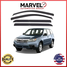 For 2009-2013 SUBARU FORESTER Window Sun Vent Visor Rain Guard Deflector