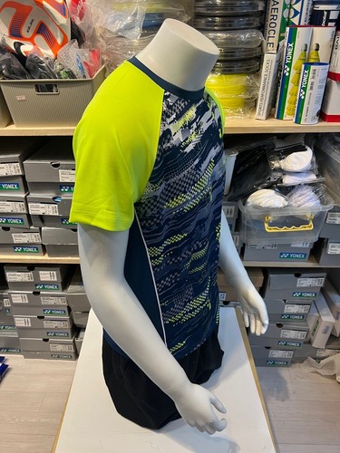[In offerta] YONEX Maglietta Uomo Badminton Abbigliamento Sportivo Top Tee [95/US:XS] 73TS011M - Foto 2 di 5