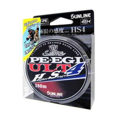 SUNLINE PE Line Saltimate EGI ULT HS4 180m #0.4 3.3kg 4-piece Fishing Line NEW
