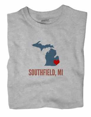Southfield Michigan MI T-Shirt HEART