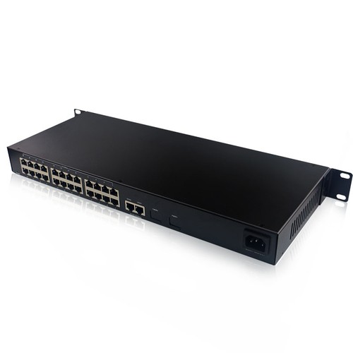 High Quality 24 Ports PoE Switch for CCTV Network POE IP Cameras NVR wireless AP - Picture 5 of 8